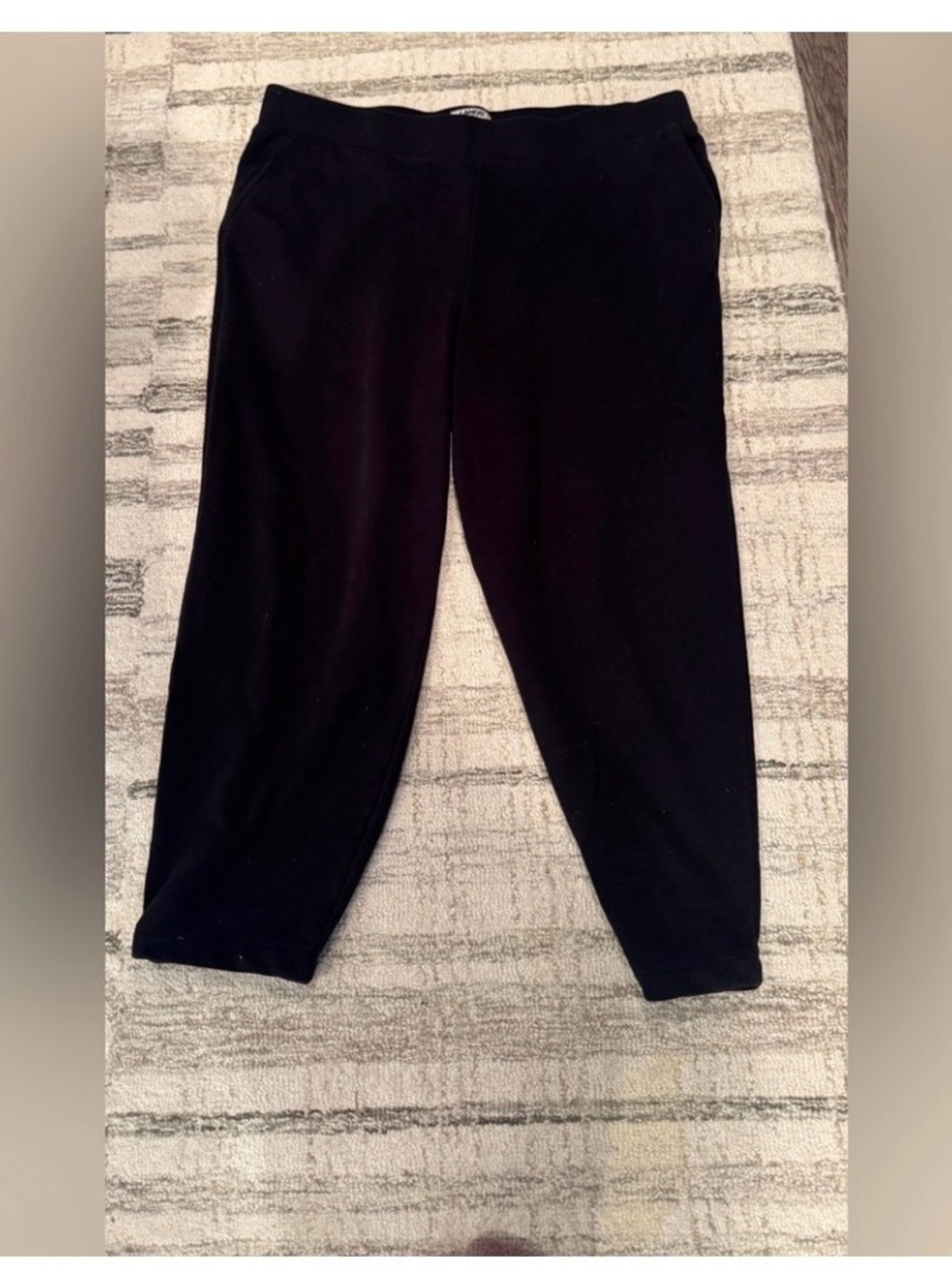 Lands' End Black Women's Track Pants